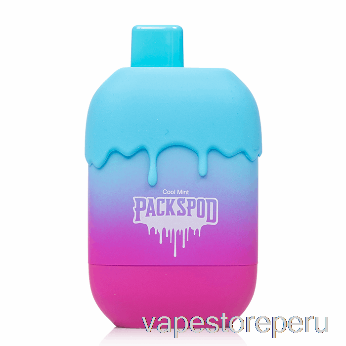 Vape Peru Packwood Packspod 5000 Gelato Frozen Desechable (menta Fresca)